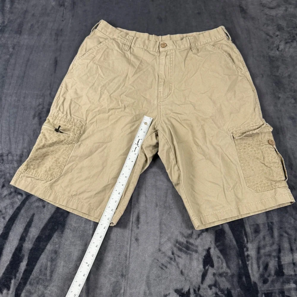 Nike Cargo Shorts Mens 38 Khaki Tan Nike Air Safari Print Canvas Outdoor